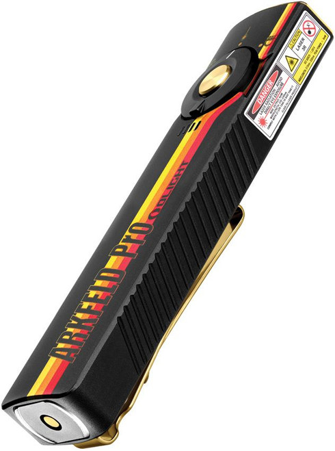 Olight Arkfeld Rechargeable Flat EDC Flashlight - Racing Stripe, 1000 Max Lumens, Cool White LED Olight Arkfeld Rechargeable Flat EDC Flashlight - Racing Stripe, 1000 Max Lumens, Cool White LED