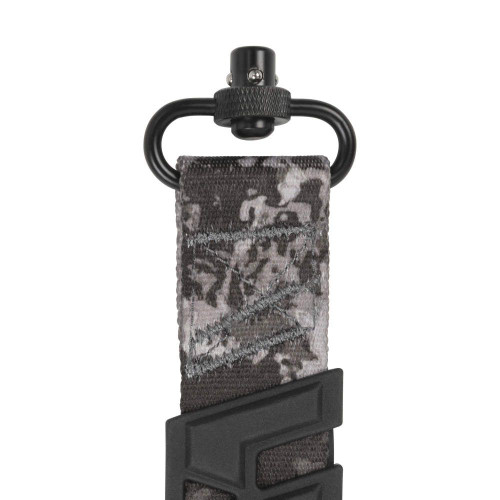 Allen Company Trak Traction Web Sling w/ Swivels - Molded BAKTRAK Pad, Veil Tac Gray Allen Company Trak Traction Web Sling w/ Swivels - Molded BAKTRAK Pad, Veil Tac Gray