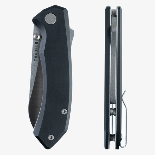 Tactile Knife Co. Chupacabra Superlock Folding Knife - 3.3" CPM-MagnaCut Satin Drop Point Blade, Black Anodized Aluminum Handles - 20-CP-MCST-ALAB Tactile Knife Co. Chupacabra Superlock Folding Knife - 3.3" CPM-MagnaCut Satin Drop Point Blade, Black Anodized Aluminum Handles - 20-CP-MCST-ALAB