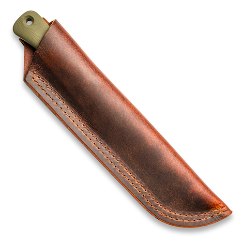 Reiff Knives F6 Leuku Survival Knife - 6" CPM-Magnacut Drop Point Blade, Green G10 Handle, Brown Leather Sheath Reiff Knives F6 Leuku Survival Knife - 6" CPM-Magnacut Drop Point Blade, Green G10 Handle, Brown Leather Sheath