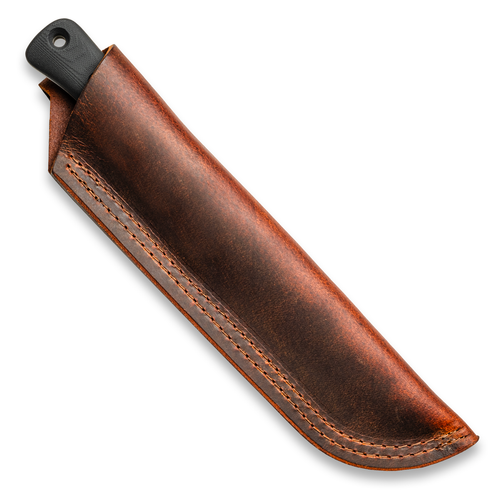 Reiff Knives F6 Leuku Survival Knife - 6" CPM-Magnacut Drop Point Blade, Black G10 Handle, Brown Leather Sheath Reiff Knives F6 Leuku Survival Knife - 6" CPM-Magnacut Drop Point Blade, Black G10 Handle, Brown Leather Sheath