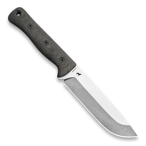 Reiff Knives F6 Leuku Survival Knife - 6" CPM-Magnacut Drop Point Blade, Black Micarta Handle, Brown Leather Sheath Reiff Knives F6 Leuku Survival Knife - 6" CPM-Magnacut Drop Point Blade, Black Micarta Handle, Brown Leather Sheath