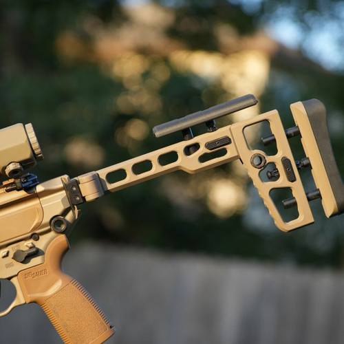 Samson The S.A.S Tactical All Metal Adjustable Folding Stock - Flat Dark Earth Samson The S.A.S Tactical All Metal Adjustable Folding Stock - Flat Dark Earth