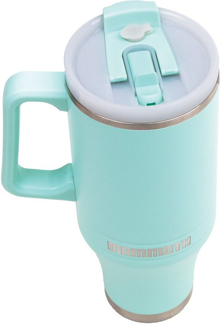 Mammoth Ascent 40oz Tumbler with Handle - Seafoam Green