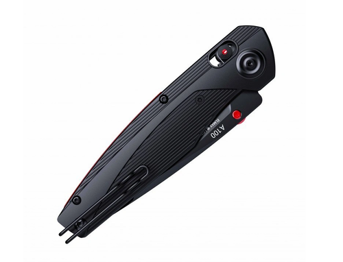Acta Non Verba Knives A100 Elmax A-Lock Folding Knife - 3.5" Elmax Black Drop Point, Black GRN Handles - ANVA100-004 Acta Non Verba Knives A100 Elmax A-Lock Folding Knife - 3.5" Elmax Black Drop Point, Black GRN Handles - ANVA100-004