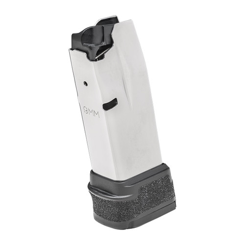 Springfield OEM Hellcat 15 Round 9MM Magazine - Fits Hellcat, Stainless Constriction, Polymer Base Plate