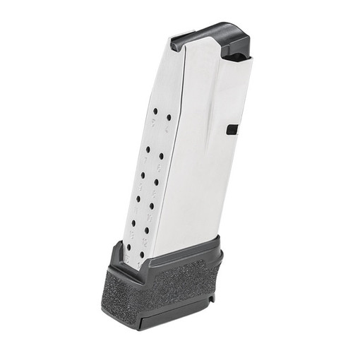 Springfield OEM Hellcat 15 Round 9MM Magazine - Fits Hellcat, Stainless Constriction, Polymer Base Plate Springfield OEM Hellcat 15 Round 9MM Magazine - Fits Hellcat, Stainless Constriction, Polymer Base Plate