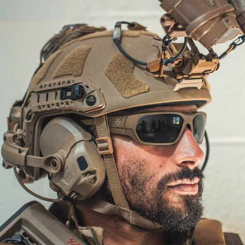 Magpul Radius Sunglasses - Flat Dark Earth Frame with Polarized Gray Lens Magpul Radius Sunglasses - Flat Dark Earth Frame with Polarized Gray Lens