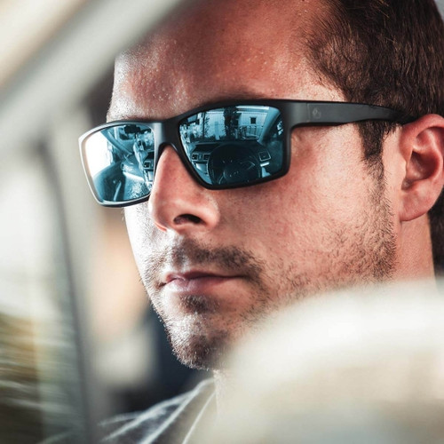 Magpul Explorer Sunglasses - Black Frame with Polarized Bronze Lens with Blue Mirror Magpul Explorer Sunglasses - Black Frame with Polarized Bronze Lens with Blue Mirror