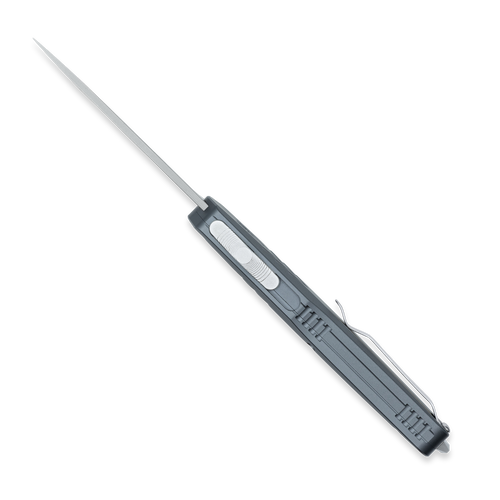 CobraTec Knives Small FS-X Gen II AUTO OTF - 2.75" D2 Dagger Point Blade, Gray Aluminum Handles CobraTec Knives Small FS-X Gen II AUTO OTF - 2.75" D2 Dagger Point Blade, Gray Aluminum Handles