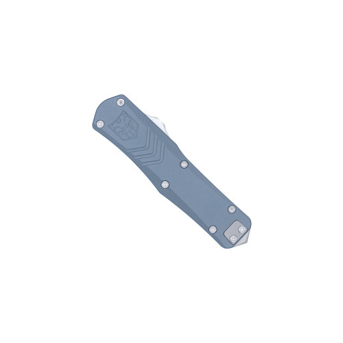 CobraTec Knives Small FS-X Gen II AUTO OTF - 2.75" D2 Dagger Point Blade, Gray Aluminum Handles CobraTec Knives Small FS-X Gen II AUTO OTF - 2.75" D2 Dagger Point Blade, Gray Aluminum Handles
