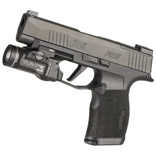 Streamlight 69406 TLR-7 X Sub USB Rechargeable Rail-Mounted Light - Fits the Sig Sauer P365/P365 XL, 500 Max Lumens, Black Streamlight 69406 TLR-7 X Sub USB Rechargeable Rail-Mounted Light - Fits the Sig Sauer P365/P365 XL, 500 Max Lumens, Black