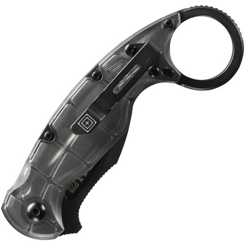 5.11 Tactical Doug Marcaida Talon Framelock - 2.25" D2 Steel Black Blade, Translucent FRN Handle