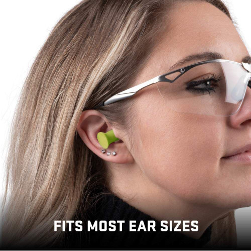 Allen Company ULTRX Tapered Foam Plugs - NRR 32 dB, Lime Green, 50 Pairs Allen Company ULTRX Tapered Foam Plugs - NRR 32 dB, Lime Green, 50 Pairs