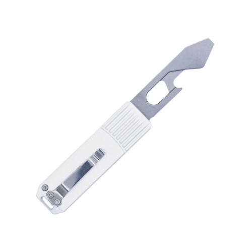 CobraTec Knives Hidden Release Screwdriver-Bottle Opener - White CobraTec Knives Hidden Release Screwdriver-Bottle Opener - White