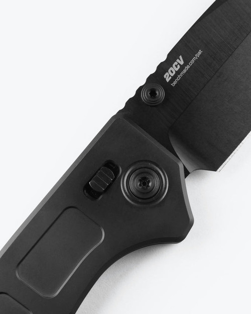 Benchmade 743BK-01 Mini Narrows AXIS Folding Knife - 2.98" CPM-20CV Black DLC Drop Point Blade, Black DLC Titanium Benchmade 743BK-01 Mini Narrows AXIS Folding Knife - 2.98" CPM-20CV Black DLC Drop Point Blade, Black DLC Titanium