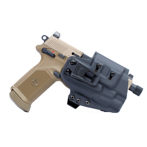 Crucial Concealment Covert IWB Universal Light Holster - Ambidextrous, Kydex, Universal Fit for Streamlight TLR-7 A/X/HL-X, Black Crucial Concealment Covert IWB Universal Light Holster - Ambidextrous, Kydex, Universal Fit for Streamlight TLR-7 A/X/HL-X, Black