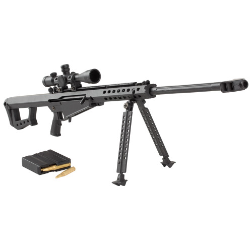 RW Minis .50 Cal Rifle (Replica) - Black Color Scheme, Non-firing, All Metal Construction