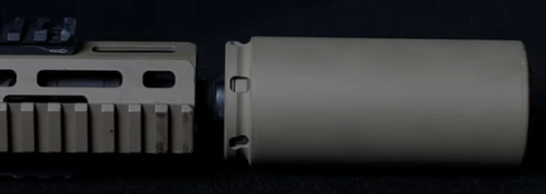 KAC Knight's Armament Suppressor Shroud - 5.56, 4", Black KAC Knight's Armament Suppressor Shroud - 5.56, 4", Black