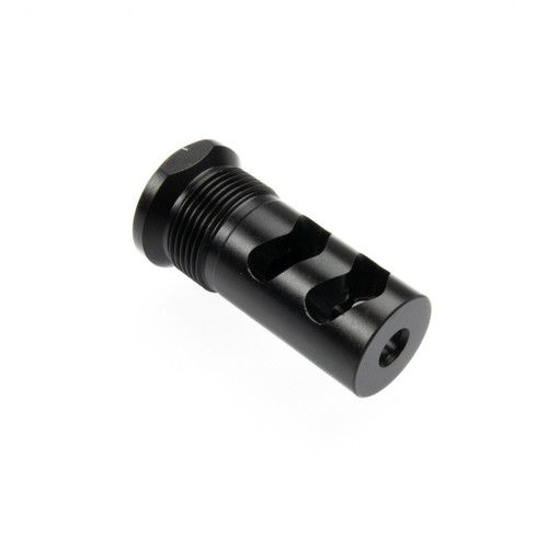 Wilson Combat Whisper Muzzle Brake Suppressor Interface - 5.56NATO,  1/2"x28, Black Melonite Wilson Combat Whisper Muzzle Brake Suppressor Interface - 5.56NATO,  1/2"x28, Black Melonite