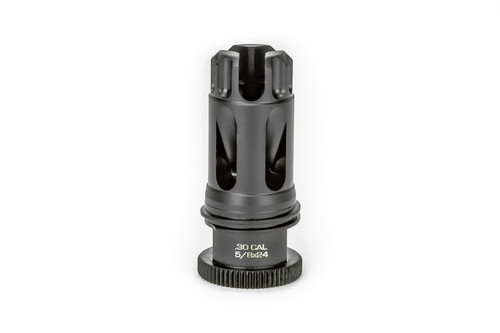 Griffin Armament DUAL-LOK FlashComp 7.62 5/8x24 - Black Nitride Griffin Armament DUAL-LOK FlashComp 7.62 5/8x24 - Black Nitride