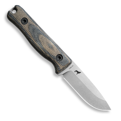 Reiff Knives F3 EDC Fixed Blade Knife - 2.9" CPM 3V Drop Point Stonewashed Blade, Black and Green Canvas Micarta Handle, Kydex Sheath Reiff Knives F3 EDC Fixed Blade Knife - 2.9" CPM 3V Drop Point Stonewashed Blade, Black and Green Canvas Micarta Handle, Kydex Sheath