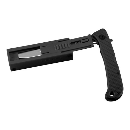 Hogue Expel Scalpel Blade Dispenser with 5 #60 Replaceable Blades - Black
