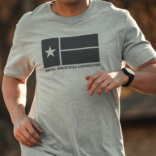 Magpul® Industries Lone Star Cotton T-Shirt - Athletic Heather Gray Magpul® Industries Lone Star Cotton T-Shirt - Athletic Heather Gray
