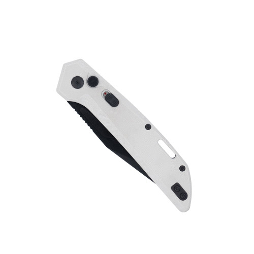 CobraTec Knives Naja Auto Folding Knife - 3.5" Black D2 Drop Point Blade, Lunar Gray G10 Handles CobraTec Knives Naja Auto Folding Knife - 3.5" Black D2 Drop Point Blade, Lunar Gray G10 Handles