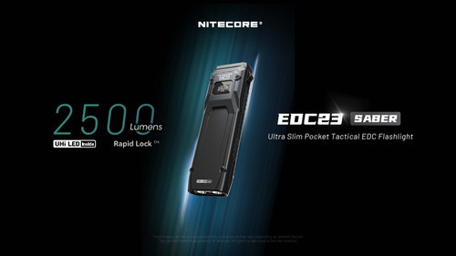 Nitecore EDC23 2500 Lumen USB-C Rechargeable Ultra-Slim EDC Flashlight Nitecore EDC23 2500 Lumen USB-C Rechargeable Ultra-Slim EDC Flashlight