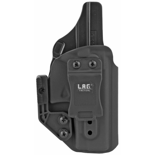 L.A.G. Tactical Appendix MK II IWB Holster - Right Hand, Fits Glock 19/23/32, Kydex, Black Finish