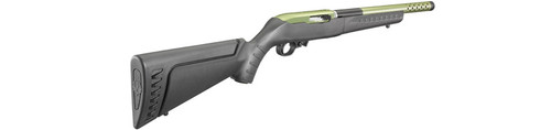 Ruger 21155 10/22 Takedown Lite 22 LR 10+1 18.50" Green Synthetic Stock and Green Threaded Barrel