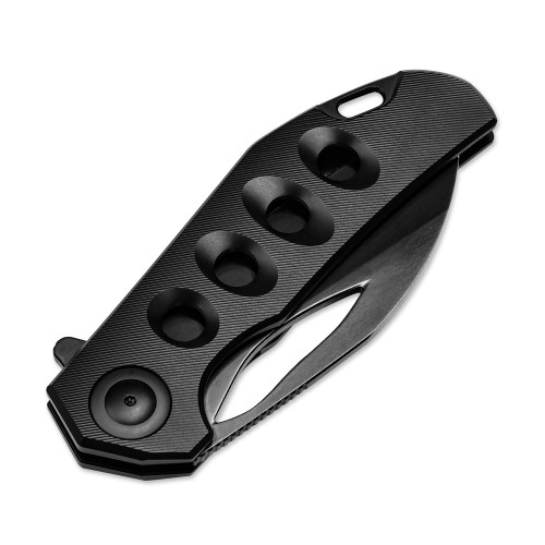 Kizer Knives Hawk Folding Knife - 3.41" M390 Sheepsfoot Black Blade, Black Titanium Handle Kizer Knives Hawk Folding Knife - 3.41" M390 Sheepsfoot Black Blade, Black Titanium Handle