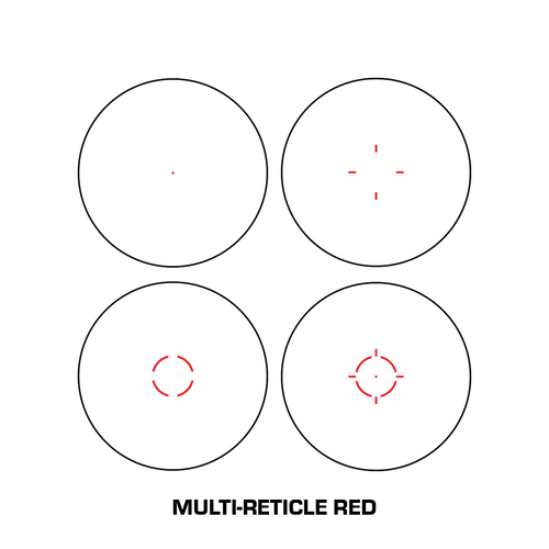 Swampfox Optics RDLR122-2RD Liberator II Red Dot - Multi-Reticle Red, Black Swampfox Optics RDLR122-2RD Liberator II Red Dot - Multi-Reticle Red, Black