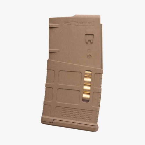 Magpul PMAG 20 LR/SR GEN M3 20 Round Windowed Magazine - Coyote Brown Magpul PMAG 20 LR/SR GEN M3 20 Round Windowed Magazine - Coyote Brown