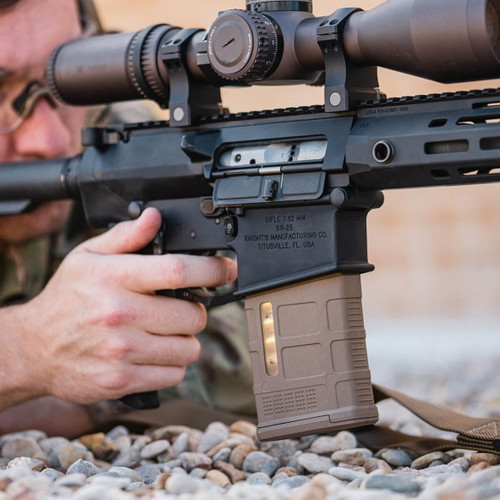 Magpul PMAG 20 LR/SR GEN M3 20 Round Windowed Magazine - Coyote Brown Magpul PMAG 20 LR/SR GEN M3 20 Round Windowed Magazine - Coyote Brown