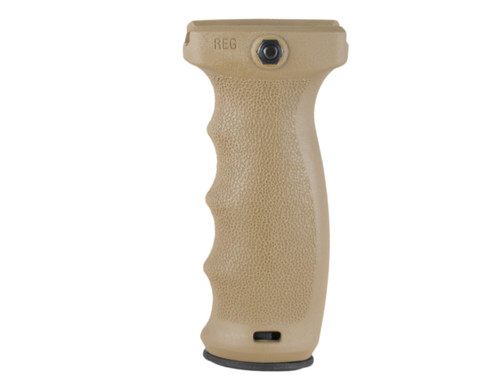 Mission First Tactical REACT Ergonomic Vertical Grip - Scorched Dark Earth Mission First Tactical REACT Ergonomic Vertical Grip - Scorched Dark Earth