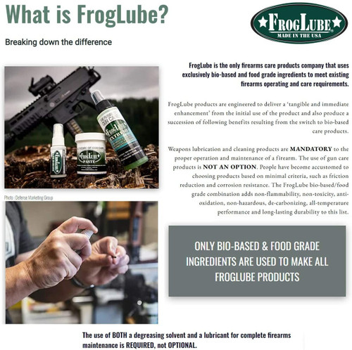 FrogLube Extreme CLP Liquid 1 oz Spray Bottle - Cleaner/Lubricant/Preservative, Non-Toxic