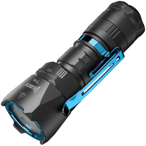 Wuben T4 Tactical Rechargeable Flashlight - Black