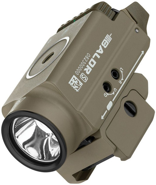 Olight Baldr S - Ultra-compact 800 Lumen White Light And Green Laser, FDE