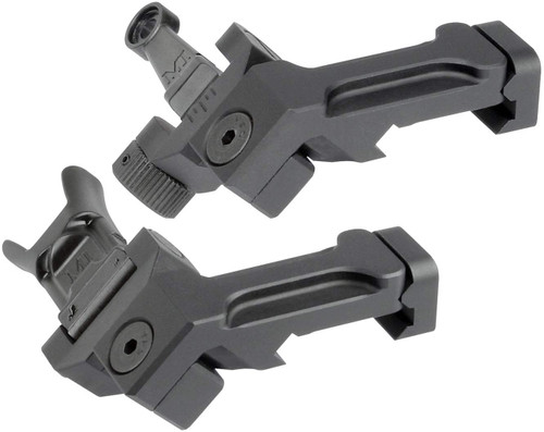 Midwest Industries AR-15 Combat Rifle Offset Front/Rear Sight Set - MI-CRS-OSS Midwest Industries AR-15 Combat Rifle Offset Front/Rear Sight Set - MI-CRS-OSS