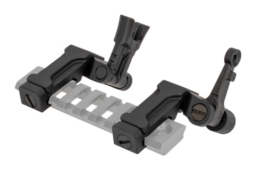 Midwest Industries AR-15 Combat Rifle Offset Front/Rear Sight Set - MI-CRS-OSS Midwest Industries AR-15 Combat Rifle Offset Front/Rear Sight Set - MI-CRS-OSS