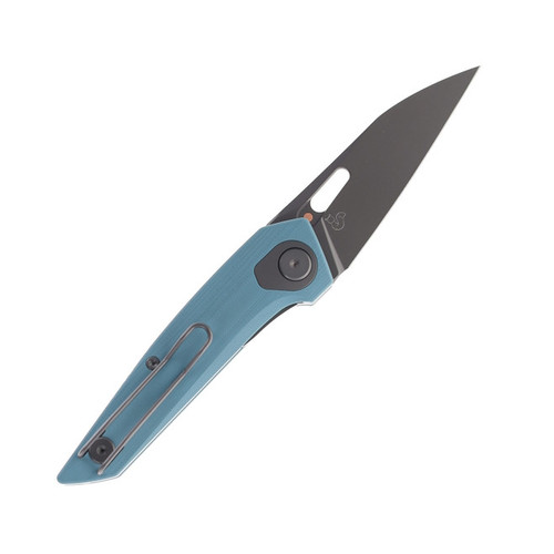 Bestech Knives VK-Void Linerlock Folding Knife - 2.854" CPM-Magnacut Wharncliffe Grey PVD Blade, Grey G10 Handles - BG63C