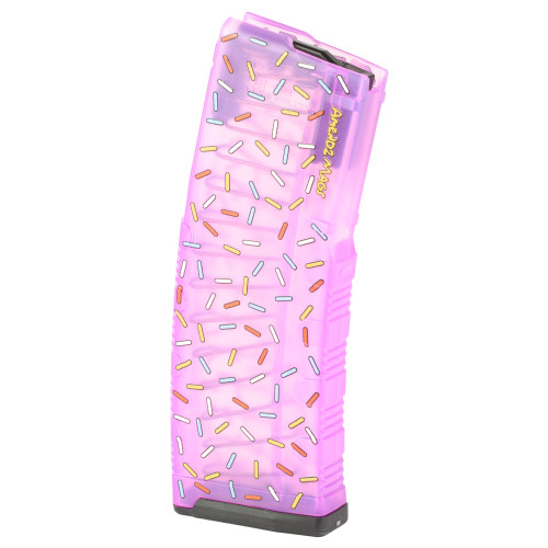 Amend2 30 Round 5.56 MOD-C Translucent Pink with Sprinkles AR15 Magazine Amend2 30 Round 5.56 MOD-C Translucent Pink with Sprinkles AR15 Magazine