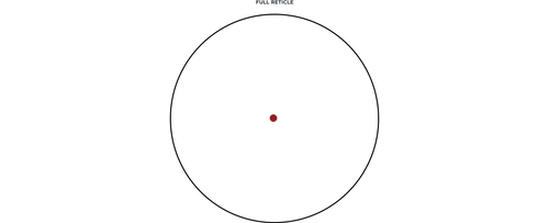 1 MOA Red Dot Reticle 1 MOA Red Dot Reticle