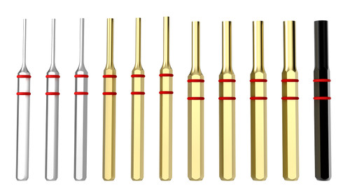 REAL AVID ACCU-PUNCH HAMMER AND PIN PUNCH SET BRASS REAL AVID ACCU-PUNCH HAMMER AND PIN PUNCH SET BRASS