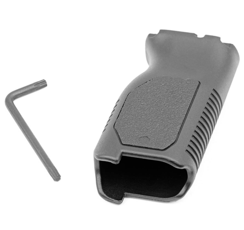 Strike Industries M-LOK Angled Vertical Grip with Cable Management - Long Length, Black Strike Industries M-LOK Angled Vertical Grip with Cable Management - Long Length, Black