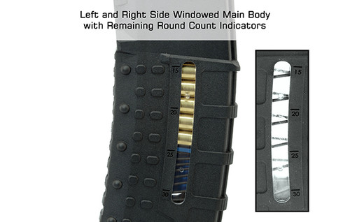 Leaper's Inc - UTG AR15 30 Round Windowed Polymer Magazine - .223/5.56 - 5 PACK COMBO Leaper's Inc - UTG AR15 30 Round Windowed Polymer Magazine - .223/5.56 - 5 PACK COMBO