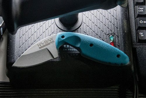 KA-BAR 1480SF USSF Space Force TDI Astro MP - Fixed Blade Knife 2.313" AUS-8A Gray Plain Blade, Blue Zytel Handles, Hard Plastic Sheath KA-BAR 1480SF USSF Space Force TDI Astro MP - Fixed Blade Knife 2.313" AUS-8A Gray Plain Blade, Blue Zytel Handles, Hard Plastic Sheath