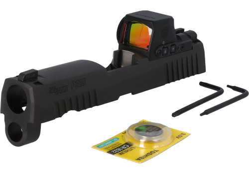 Sig Sauer P320 X-COMPACT SLIDE ASSEMBLY, 3.9 IN, ROMEO-X PRO - Black Sig Sauer P320 X-COMPACT SLIDE ASSEMBLY, 3.9 IN, ROMEO-X PRO - Black